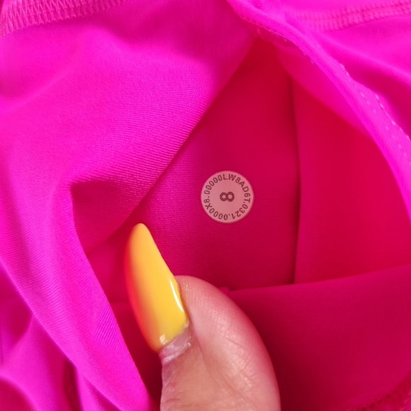 Lululemon Essential High Rise Running Skirt Long Pow Pink Size 8 Activewear Gym - Picture 12 of 13